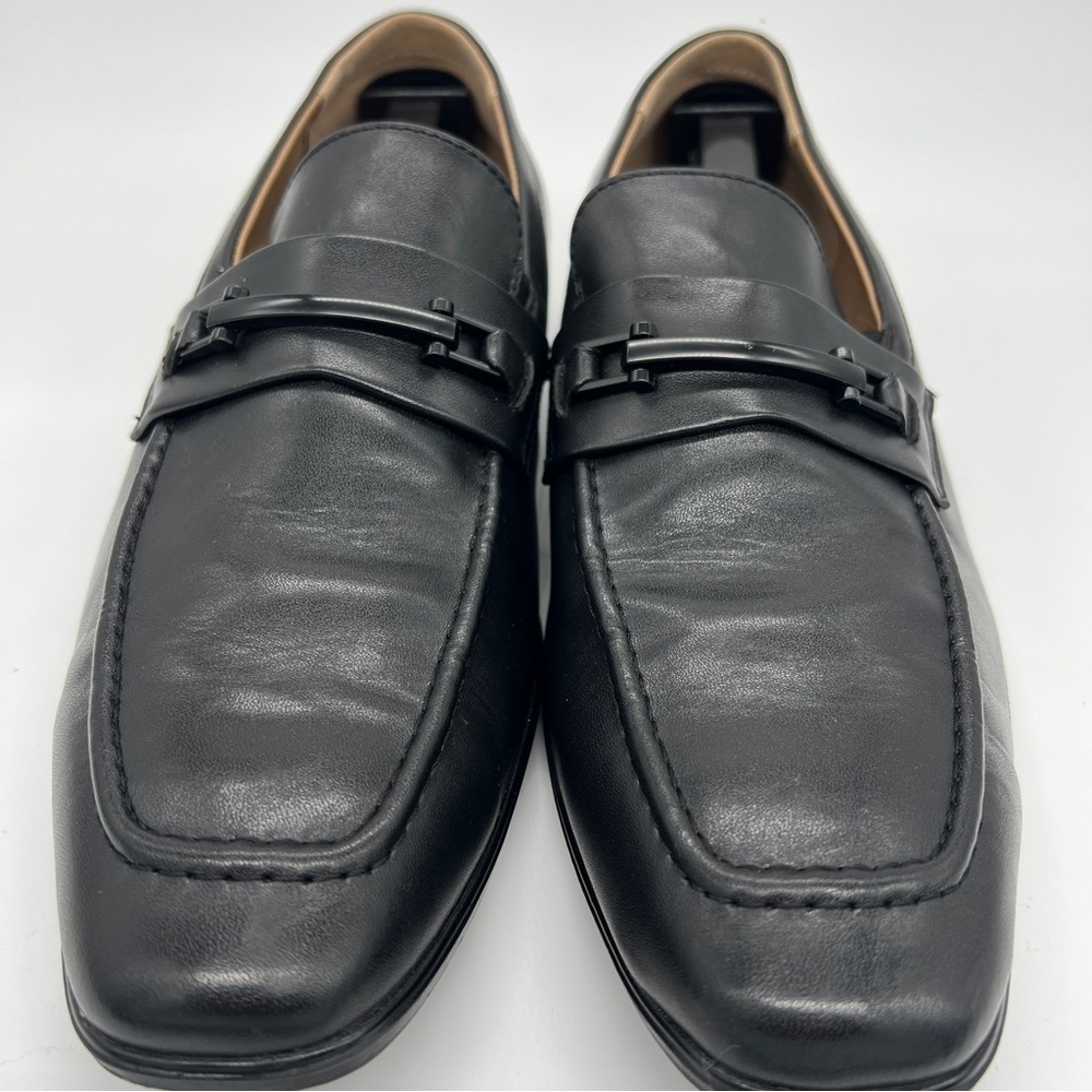JF J. Ferrar Shadow Men's Black Loafers Dress Shoes Size 10 M Slip-on 754150 - Picture 2 of 11